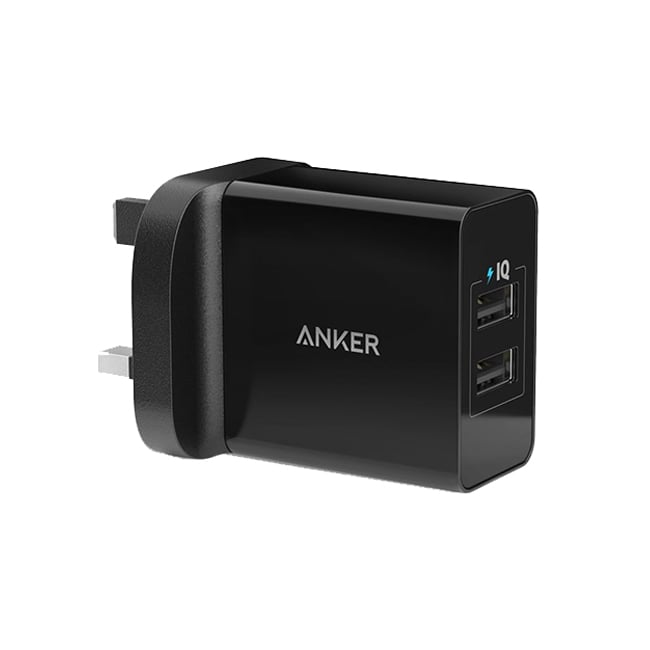 Anker 24W 2 Port USB Wall Charger