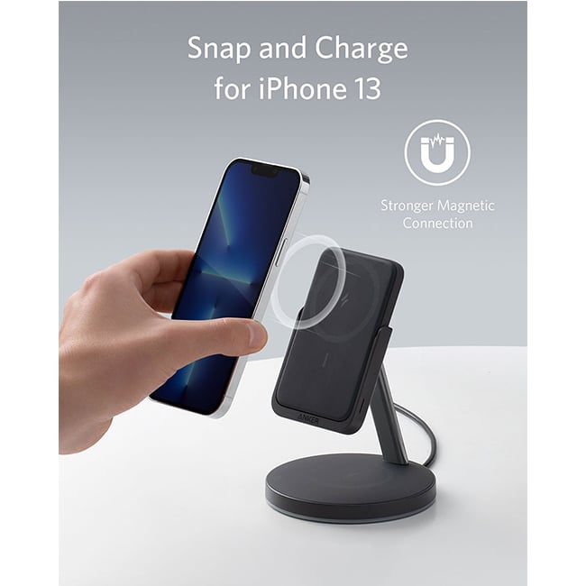 Anker 633 MagGo 2-in-1 Magnetic Wireless Charger