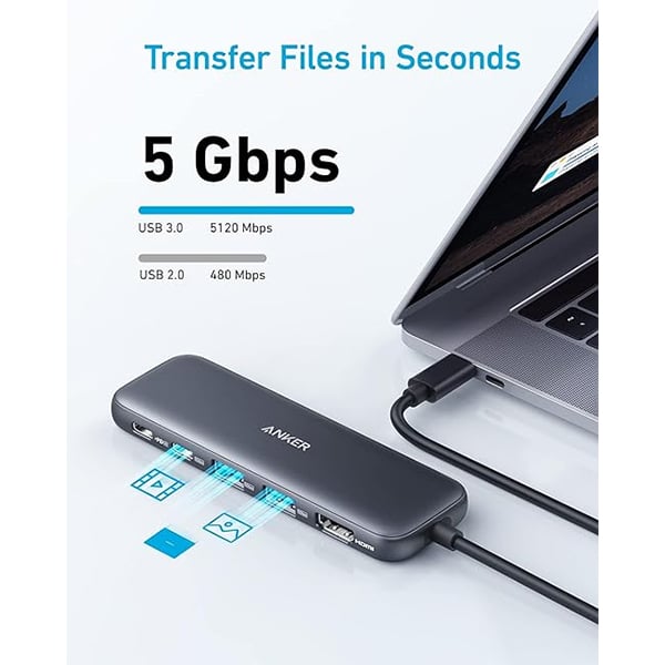 Anker 332 5-in-1 USB-C Hub Adapter