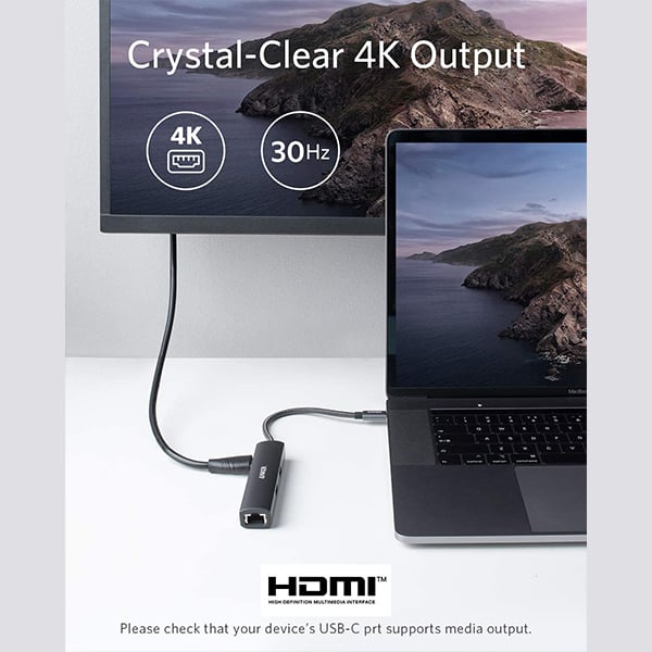 Anker PowerExpand+ 5-in-1 USB-C Ethernet Hub Adapter