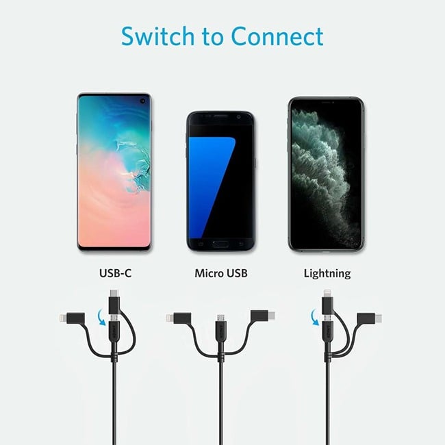Anker PowerLine II 3-in-1 Cable
