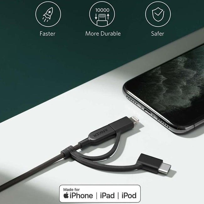 Anker PowerLine II 3-in-1 Cable