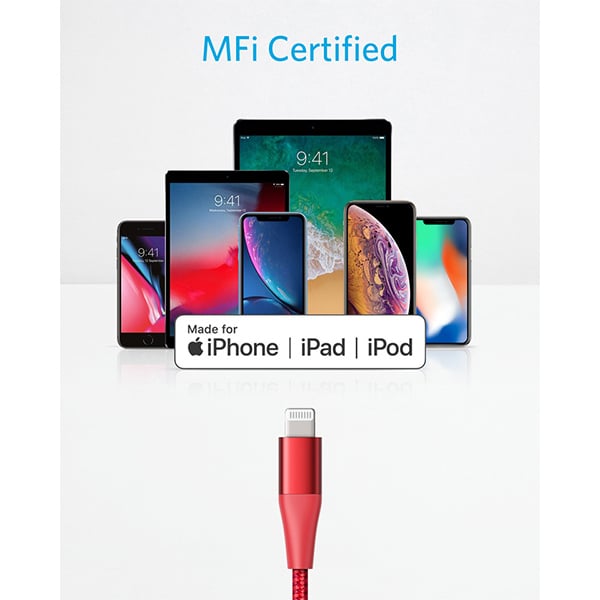 Anker PowerLine+ II 3ft USB-C to Lightning Cable