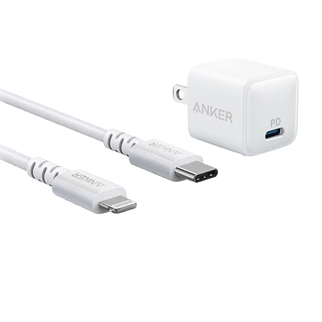 Anker PowerPort 18W PD Nano with Charging Cable