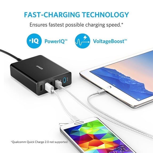 Anker PowerPort+ 5 Port Type-C Charging Hub