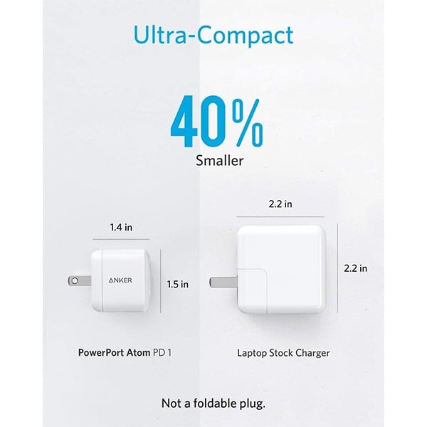 Anker PowerPort Atom PD1 High Speed Wall Charger