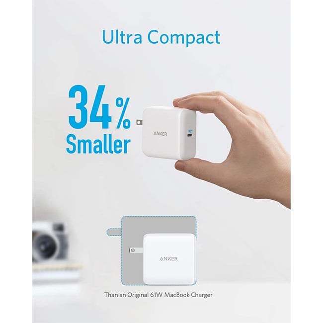 Anker PowerPort III 65W Single-Port Travel Charger