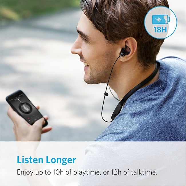 Anker SoundBuds Rise Bluetooth Neckband Earphones