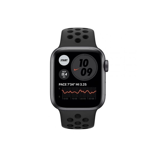 Apple Watch SE Nike 44MM Space Gray Aluminum GPS - Anthracite/Black Nike Sport Band