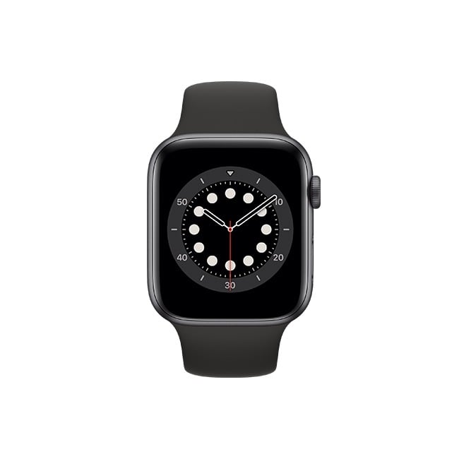 Apple Watch Series 6 40MM Space Gray Aluminum GPS - Black Sport Band