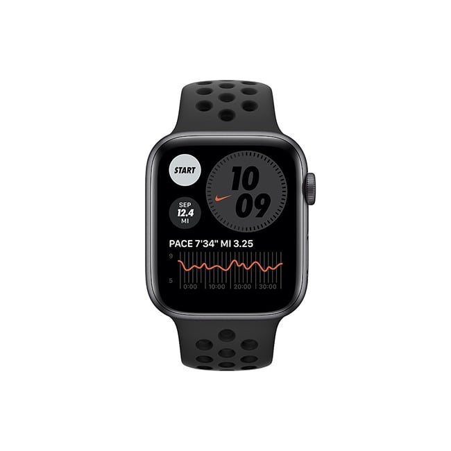 Apple Watch Series 6 Nike 40MM Space Gray Aluminum GPS - Anthracite/Black Nike Sport Band