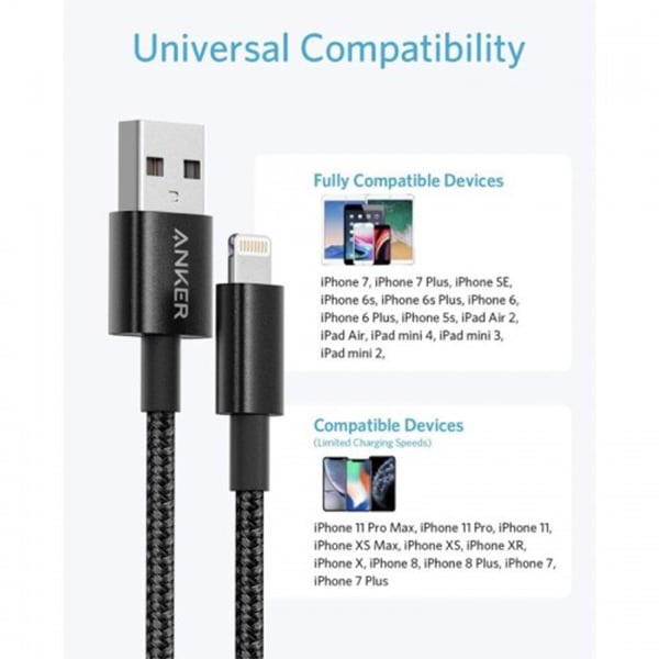 Anker Nylon USB to Lightning Cable