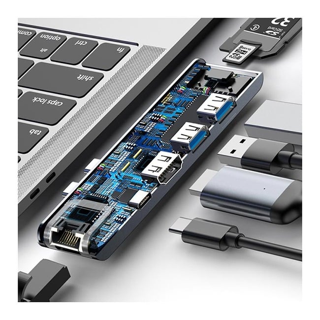 Baseus Thunderbolt C+ Pro 7-in-1 Hub Adapter