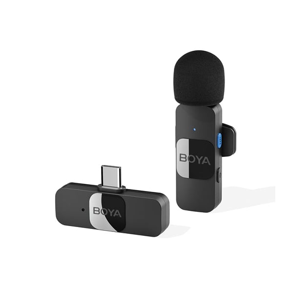 BOYA BY-V10 Type-C 2.4GHZ Wireless Lavalier Microphones