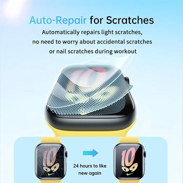Baseus Nano 45MM Full-coverage Protective Film for Apple Watch - 2Pcs