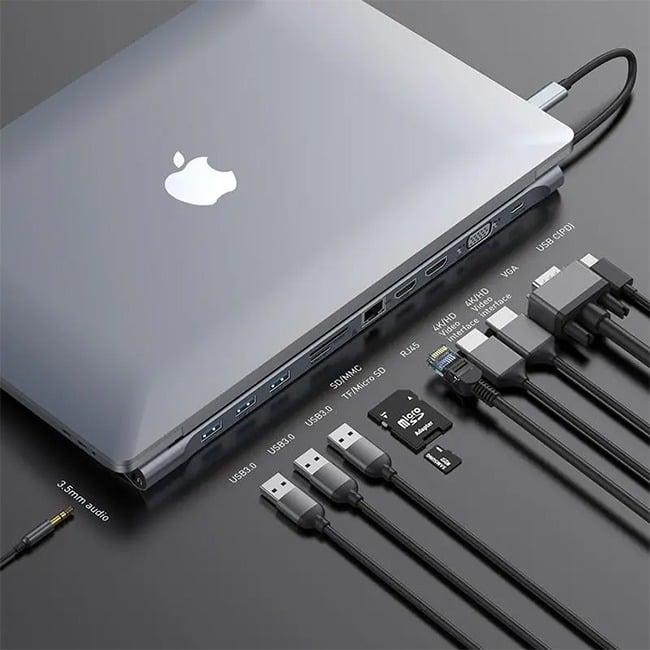 Baseus Enjoyment Series 11-in-1 Type-C Notebook Hub Adapter