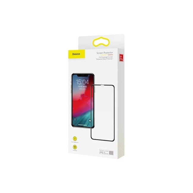 Baseus Full Coverage Curved Tempered Glass for iPhone 11 Pro Max