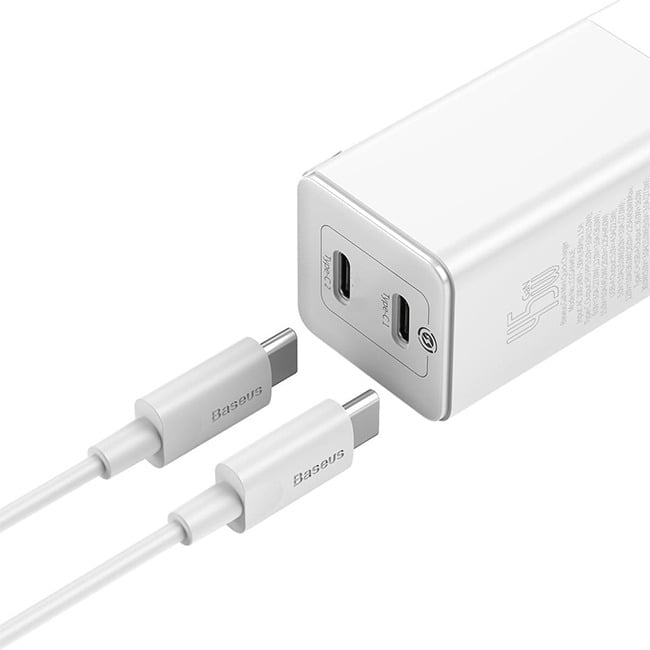 Baseus GaN 45W Dual Type-C Mini Quick Charger