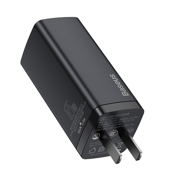 Baseus GaN2 Lite C+U 65W Quick Charger