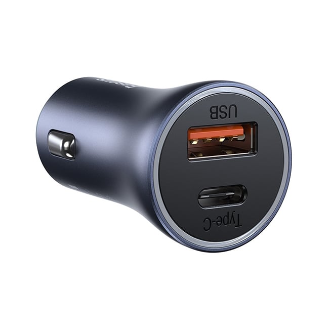 Baseus Golden Contactor Pro 40W USB + Type-C Dual Port Quick Car Charger