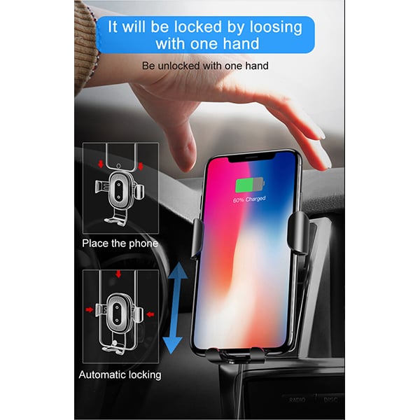 Baseus Gravity Car Mount Wireless Car Charger