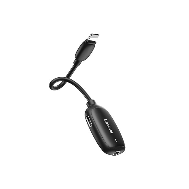 Baseus L51 3-in-1 Lightning to Dual Lightning + 3.5mm Audio Adapter