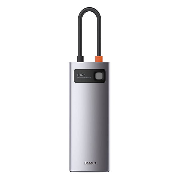 Baseus Metal Gleam Series 6-in-1 Multifunctional Type-C Hub Adapter