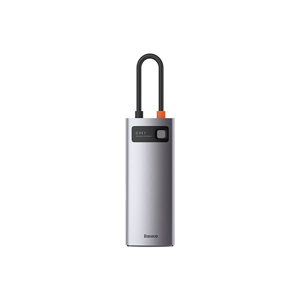Baseus Metal Gleam Series 6-in-1 Multifunctional Type-C Hub Adapter
