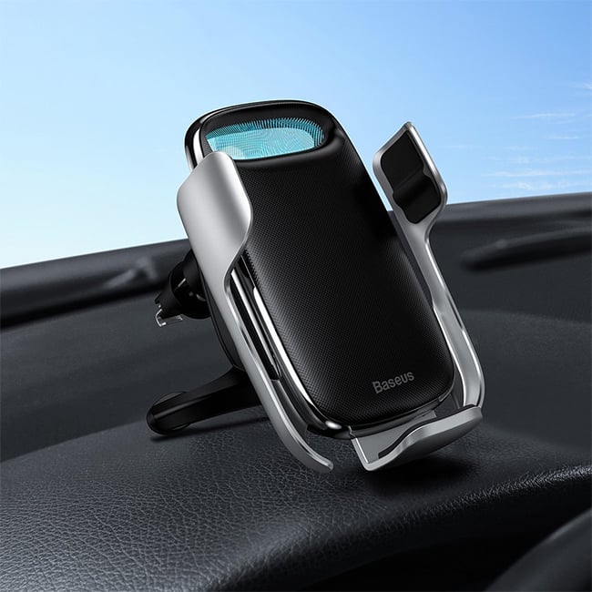 Baseus Milky Way 15W Electric Bracket Wireless Car Charger