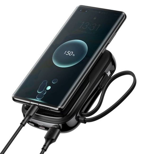 Baseus Qpow Pro Digital Display 20W Quick Charge 10000mAh Power Bank with Lightning Cable