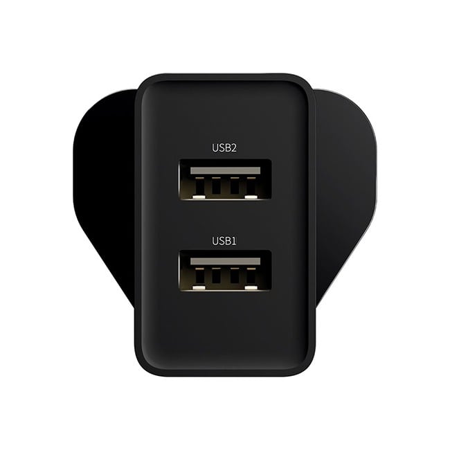 Baseus 10.5W Speed Mini Black Dual USB Travel Charger