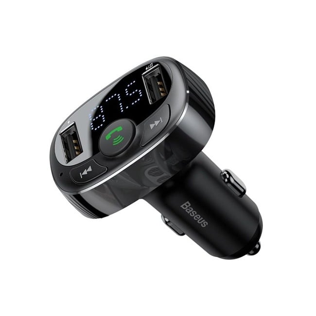 Baseus T Typed Bluetooth MP3 Car Charger (Standard Edition)