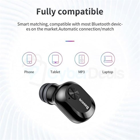 Baseus W01 TWS Wireless Bluetooth 5.0 Earphones