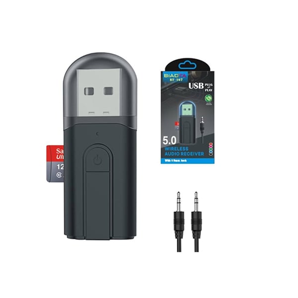 Biaota BT-167 5.0 Wireless Stereo Receiver With 3.5mm Jack