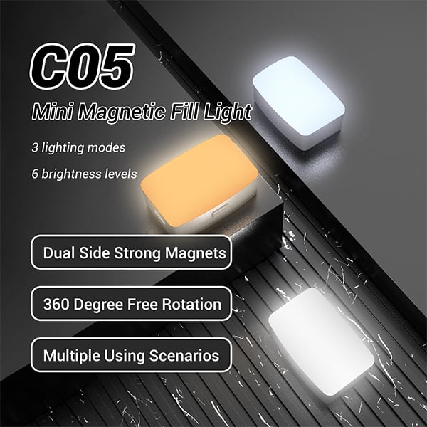 C05 Mini Magnetic Fill LED Light