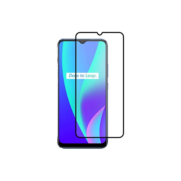 Oppo C15 Full Glue Tempered Glass Screen Protector