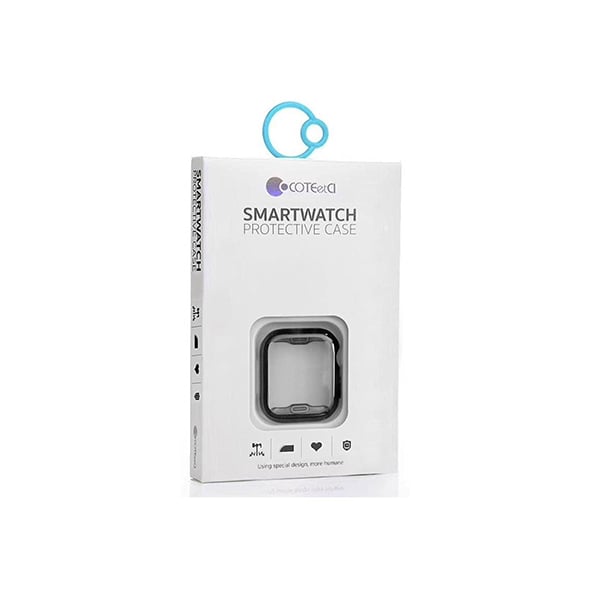 COTEetCI Clear Smart Watch Protective Case for Apple Watch 45mm