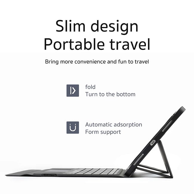 COTEetCI 61013 Slim Pro Backlit Bluetooth Keyboard Case with Touchpad for iPad Pro 11-inch 2020