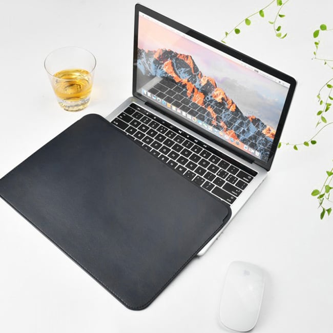 COTEetCI 13 inch Laptop Leather Liner Bag