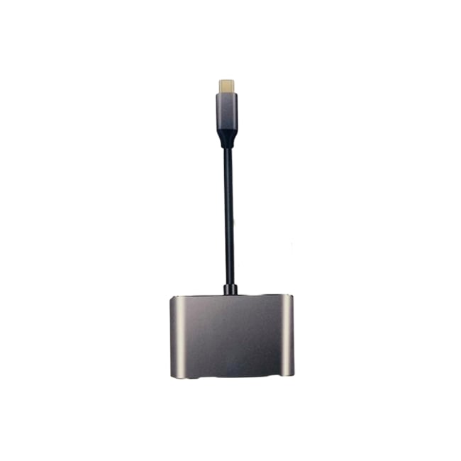 COTEetCI USB-C to HDMI + VGA + USB + USB-C Multiport adapter