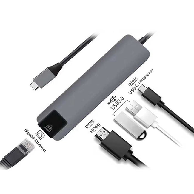 COTEetCI MB1081 5-in-1 USB Type-C Hub Adapter
