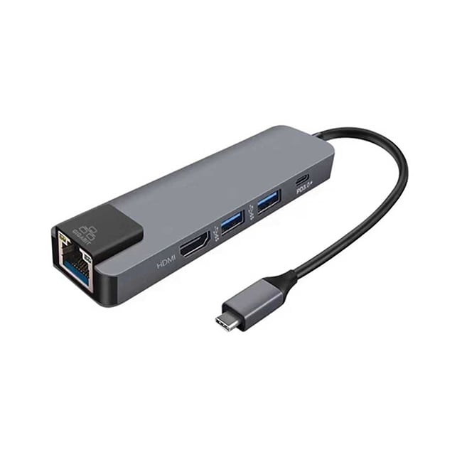 COTEetCI MB1081 5-in-1 USB Type-C Hub Adapter