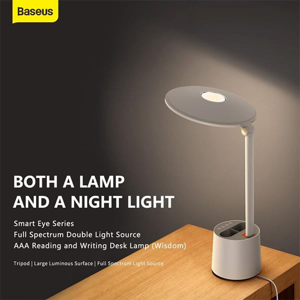 Baseus Full Spectrum Reading and Writing AAA Double Light Source Desk Lamp