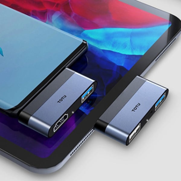 TOTU Mini Hub Type-C TO HDMI+USB 3.0 Linglong Series Docking Station