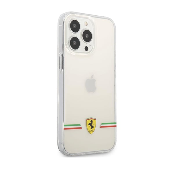 Ferrari Original Flag Logo Hard Case for iPhone 13 Pro