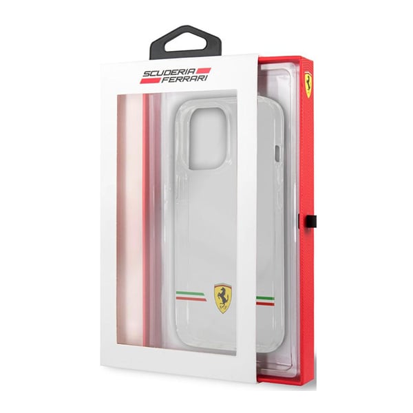 Ferrari Original Flag Logo Hard Case for iPhone 13 Pro