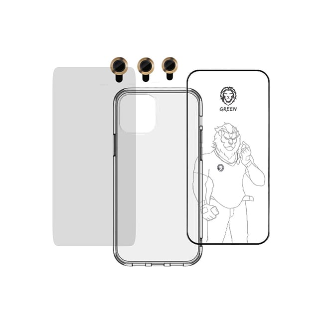 Green Lion 4 in 1 Protection Pack for iPhone 14 Pro Max