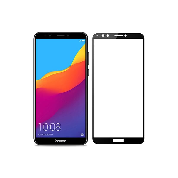 Huawei Y7 2018 Full Glue Tempered Glass Screen Protector