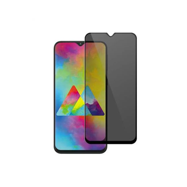 JC COMM Privacy Tempered Glass Screen Protector for Galaxy M21