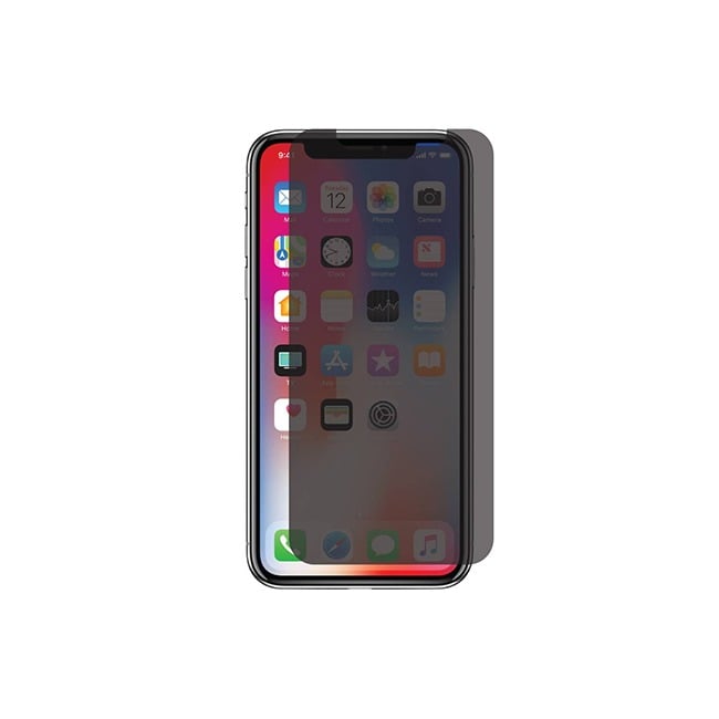 JC COMM Privacy Tempered Glass Screen Protector for iPhone XR